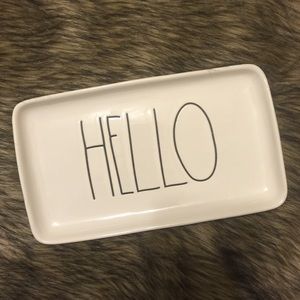 Rae Dunn "Hello" tray